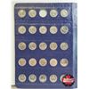 Image 5 : Canada Five Cent Collection in Blue Leuchtturn Lighthouse Collector Portfolio (76 Coins) (1953 - 202