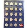 Image 5 : Canada Twenty Five Cent Collection in Blue Leuchtturn Lighthouse Collector Portfolio (40 Coins) (194