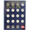 Image 18 : Canada Twenty Five Cent Collection in Blue Leuchtturn Lighthouse Collector Portfolio (138 Coins) (19