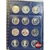 Image 3 : Canada RCM Dollar Collection in Blue Leuchtturn Lighthouse Collector Portfolio (29 Coins) (1971 - 19