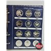 Image 4 : Canada RCM Dollar Collection in Blue Leuchtturn Lighthouse Collector Portfolio (29 Coins) (1971 - 19
