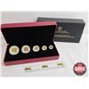 Image 1 : RCM Canada 2014 Fine Silver Fractional Set : The Maple Leaf One Ounce ; 1/2 Ounce 1/4 Ounce; 1/10 Ou