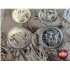 Image 2 : RCM Canada 2014 : Exploring Canada : $15 Fine Silver ~ Ten-Coin Set (99.99%) - The West Coast Explor