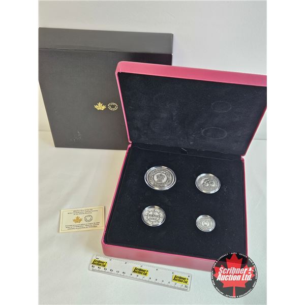 RCM Canada 2018 Fine Silver 4-Coin Set : Before Confederation : Colonial Currency of the Atlantic Pr
