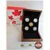 Image 1 : RCM Canada 2013 : $25 Fine Silver 5-Coin Set (99.99%) - The Wolf (COA #3259) - The Beaver (COA #5929