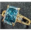 Image 5 : 10k (1.6g), Blue Lab Diamond (1.7+0.03ct) Ring, Size 5.75 Appraised value $3400