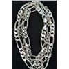 Image 2 : Silver(38g),  Men's Heavy Rhodium Plated Italian Chain 24" Retail value $1000