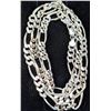 Image 4 : Silver(38g),  Men's Heavy Rhodium Plated Italian Chain 24" Retail value $1000