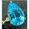 Image 5 : 10k(2.4g), Blue Topaz (5.2ct) Ring, Size 6.25 Retail value $3000