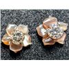 Image 2 : 14k Lab Diamond (0.2ct) Earring (2in1) Retail value $500
