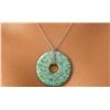 Image 1 : Silver(app 15g),  Genuine Jadeite Necklace 16-22" Retail value $240