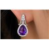 Image 1 : Silver(4.25g), Amethyst (2.5ct) Earring Retail value $260