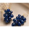 Image 3 : 10k(7.14g),  Blue Sapphire (34ct) Earring Retail value $1400
