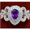Image 3 : Silver(3.5g), Amethyst (0.3ct) Ring Retail value $300