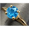 Image 2 : 10k(1.2g), Blue Topaz (0.7ct) Ring, Size 7 Retail value $1800