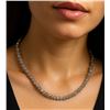 Image 1 : Natural Diamond (15ct), Lab Diamond (0.65ct) Necklace 15-16" Appraised value $455