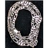 Image 2 : Silver (13g), Rhodium Plated Italian Chain 24" Retail value $350