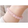 Image 1 : Rose Quartz Bracelet Flexible Retail value $70