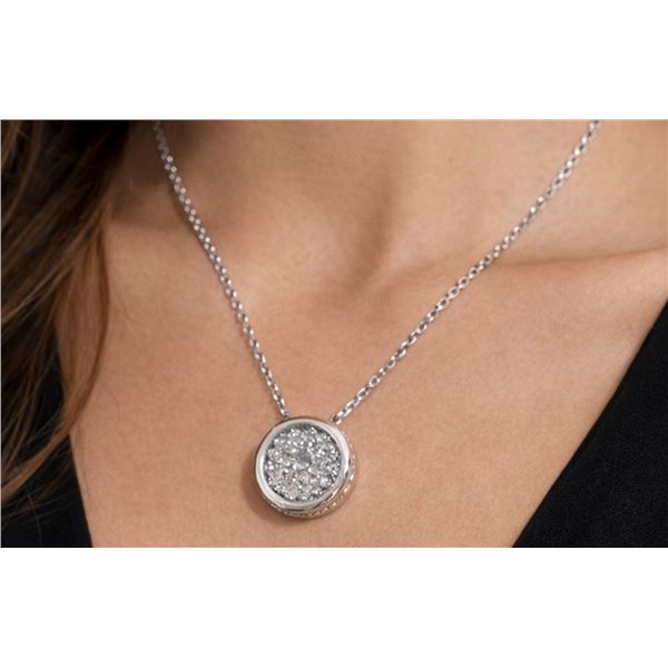 10k(2.3g),  CZ Necklace 16-18" Retail value $1350