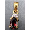 Image 3 : Silver(0.6g), Garnet  (0.5ct) Pendant Retail value $100