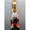 Image 4 : Silver(0.6g), Garnet  (0.5ct) Pendant Retail value $100