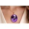 Image 1 : 10k(4.62g), Amethyst (21ct) Pendant Retail value $1000
