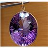 Image 2 : 10k(4.62g), Amethyst (21ct) Pendant Retail value $1000