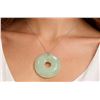 Image 1 : Silver(app 15g), Jade Necklace with Random Silver Chain 16-22" Retail value $240