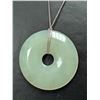 Image 2 : Silver(app 15g), Jade Necklace with Random Silver Chain 16-22" Retail value $240