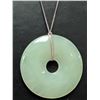 Image 4 : Silver(app 15g), Jade Necklace with Random Silver Chain 16-22" Retail value $240