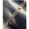 Image 4 : Silver(3.2g), Tri-Color Bracelet 7" Retail value $150