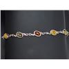 Image 2 : Silver(8.79g), Amber Bracelet 7-8" Retail value $350
