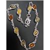 Image 5 : Silver(8.79g), Amber Bracelet 7-8" Retail value $350