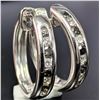 Image 4 : 10k(3.06g), Natural Diamond (0.3ct) Huggie Earring Appraised value $2435