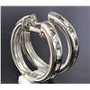 Image 5 : 10k(3.06g), Natural Diamond (0.3ct) Huggie Earring Appraised value $2435