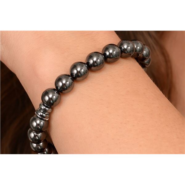 Hematite Bracelet Flexible Retail value $70