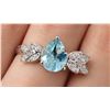 Image 1 : Silver(3.4g), Blue Topaz (1ct) Ring Retail value $240