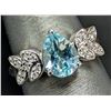 Image 2 : Silver(3.4g), Blue Topaz (1ct) Ring Retail value $240