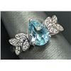 Image 3 : Silver(3.4g), Blue Topaz (1ct) Ring Retail value $240