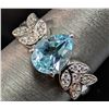 Image 4 : Silver(3.4g), Blue Topaz (1ct) Ring Retail value $240