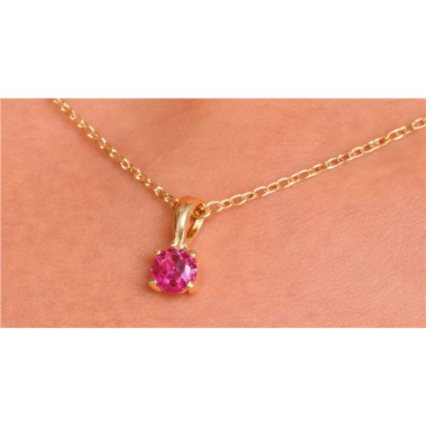 14k(0.14g), Lab Diamond (0.05ct) Pendant Retail value $300