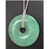 Image 4 : Silver(app 15g), Jadeite Necklace 16-22" Retail value $240
