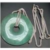 Image 6 : Silver(app 15g), Jadeite Necklace 16-22" Retail value $240