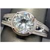 Image 2 : Silver(4.74g), White Topaz (2ct) Ring Retail value $280