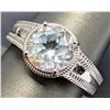 Image 3 : Silver(4.74g), White Topaz (2ct) Ring Retail value $280