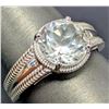 Image 4 : Silver(4.74g), White Topaz (2ct) Ring Retail value $280