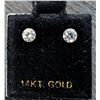Image 4 : 14k Lab Diamond (0.42ct) Earring Retail value $800