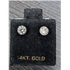 Image 5 : 14k(0.4g), Lab Diamond (0.82ct) Earring Appraised value $1150