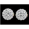 Image 1 : 14k(0.56g), Crystal Ball Earring Retail value $300