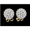 Image 2 : 14k(0.56g), Crystal Ball Earring Retail value $300